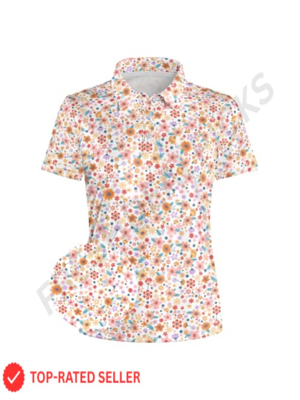 Women's Polo Shirt Short Sleeve Quick Dry Golf Tennis Work Athletic